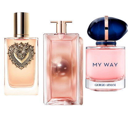 Combo de 3 Parfums - Devotion, My Way, Idôle (Eau Parfum)